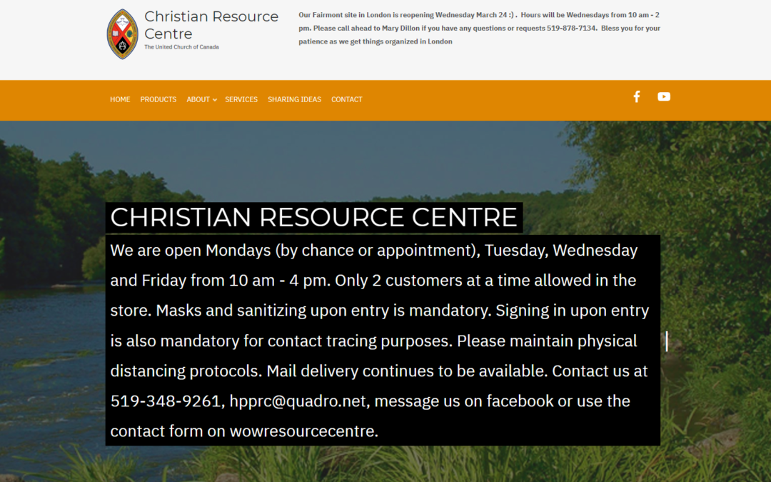 New Hours for Christian Resource Centre