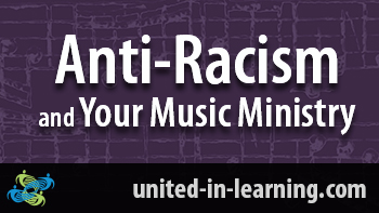 anti racism music ministry banner
