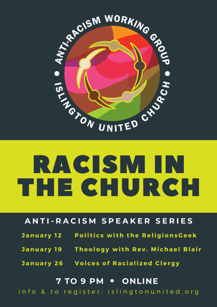 racism in the church poster