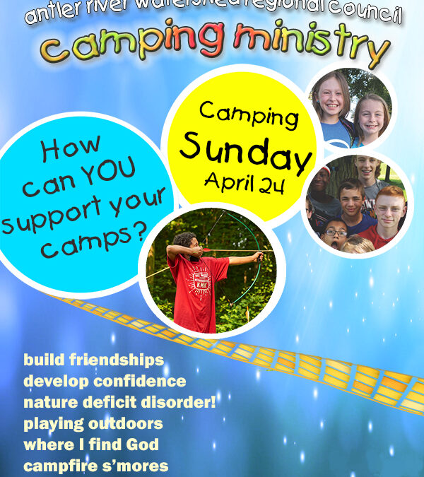 Camping Sunday – April 24th