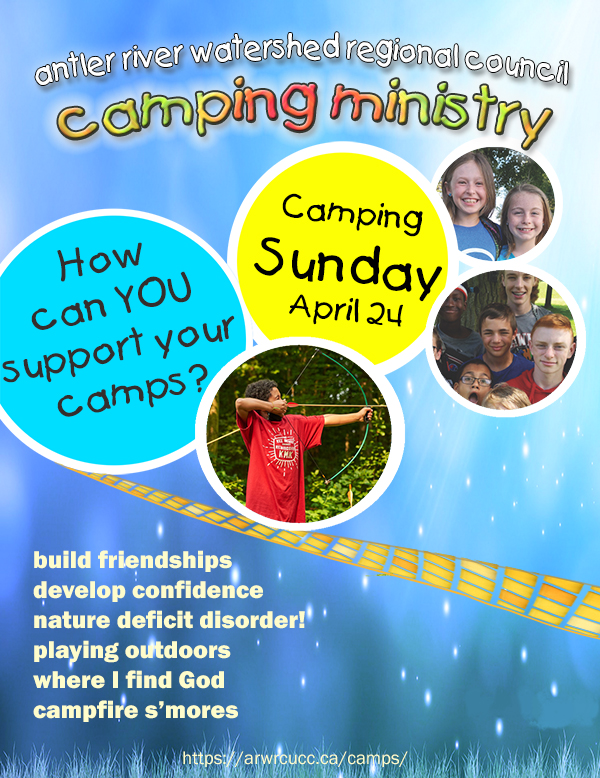 Camping Sunday – April 24th