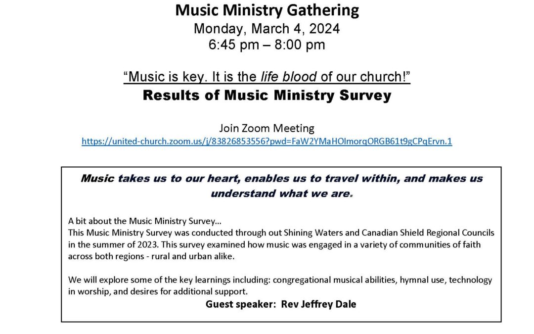 Music Ministry Gathering